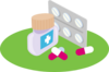A selection of different medications